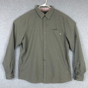 Marmot Aerobora Shirt Adult Large Gray Performance Lightweight Stretch Mens 438